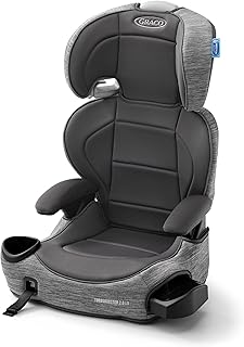 Graco Cadeira Infantil para Carro TurboBooster® 2.0 LX com Sistema LATCH, Gannon, Cinza Mescla