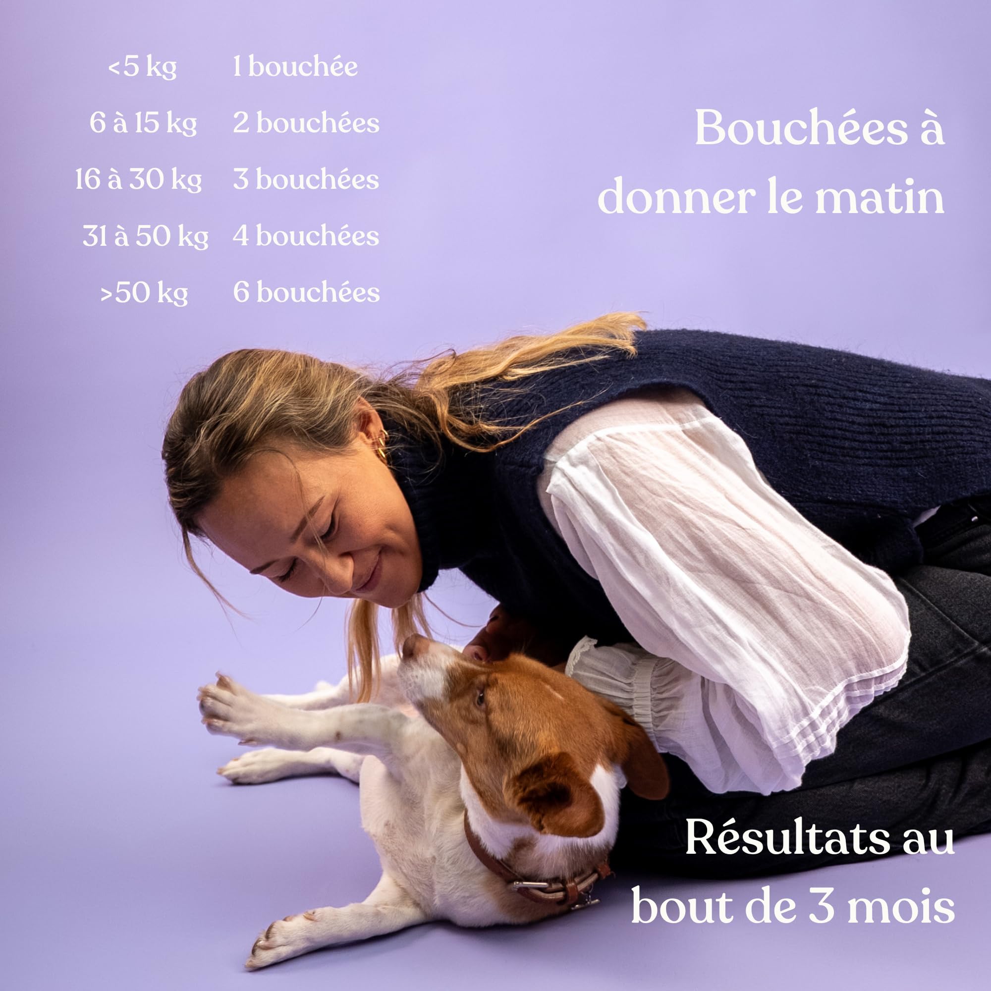 Anti-stress chien - 13 Actifs puissants naturels - Calmant pour chiens stressés, anxieux, réactifs, chiens hyperactifs - 120 compléments apaisants - Complément alimentaire chien - Nouvelle formule