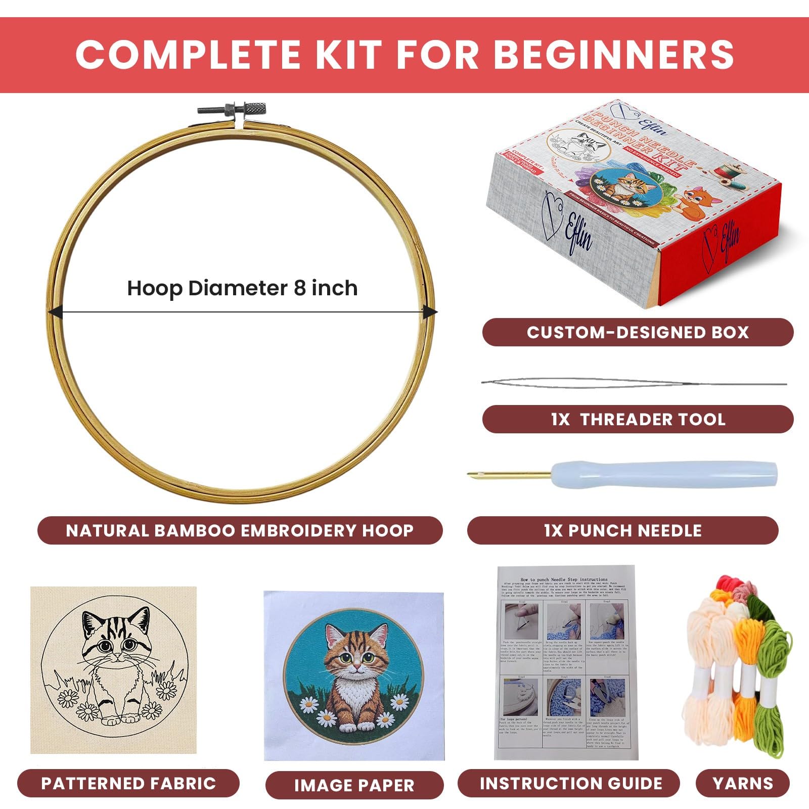 Punch Needle Kit for Beginners - DIY Craft -2
