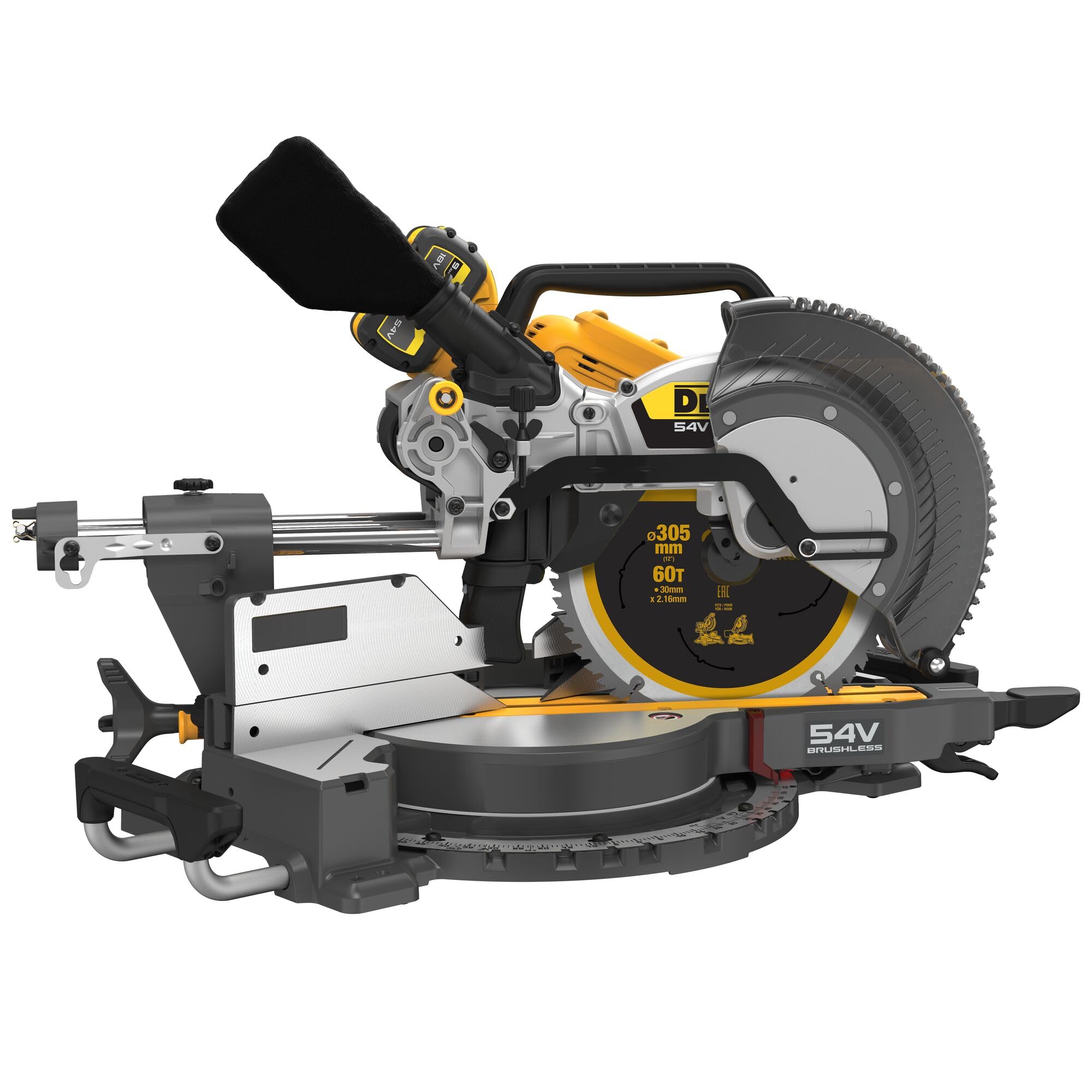 DeWALT Scie à onglet sans fil DCS781X2 305 mm 54 V