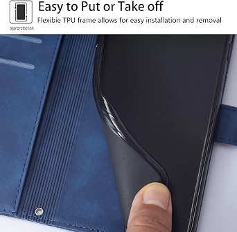 Case for Galaxy A57 with Card Holder.Holder Blue
