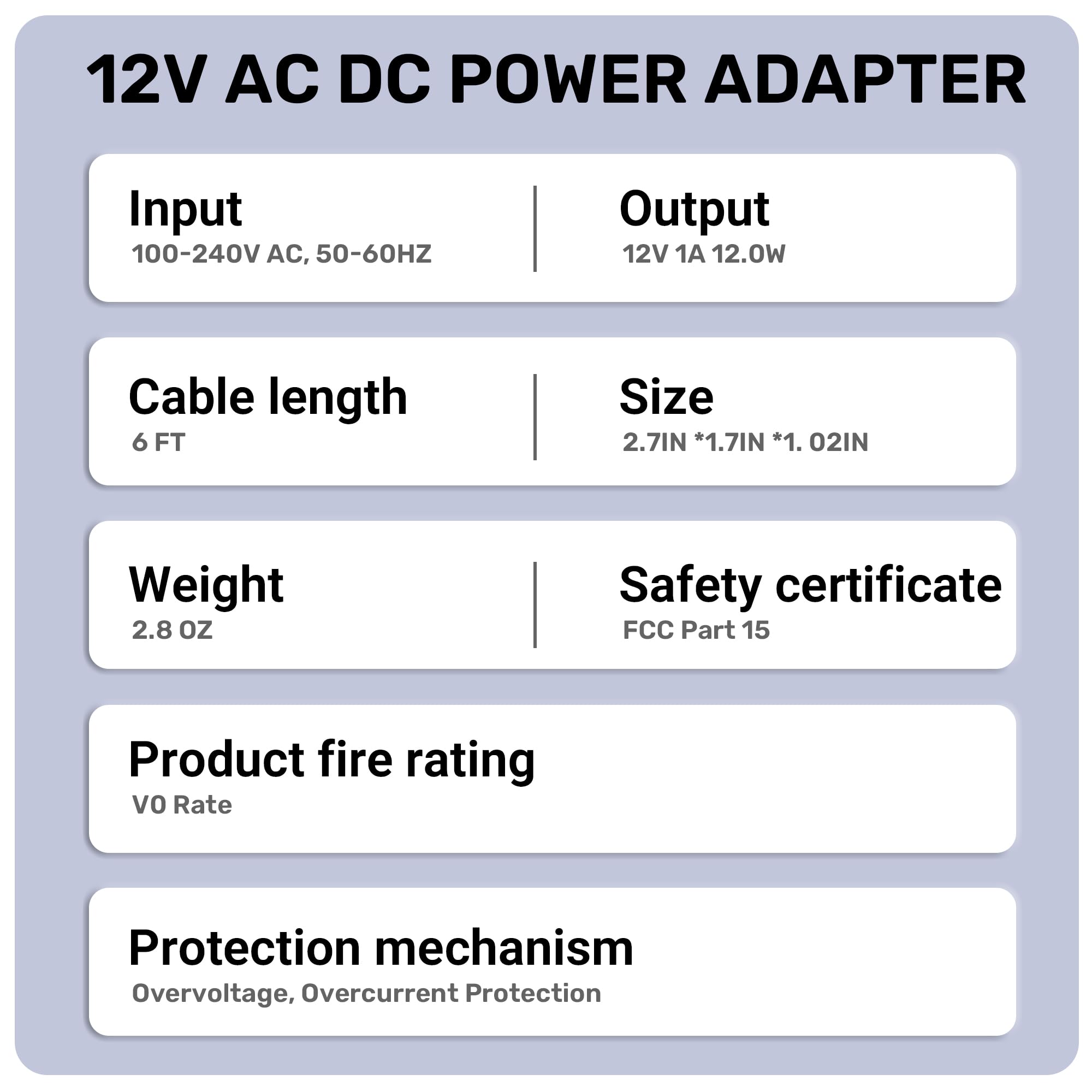 ANPABO 12V Battery Charger for Ride On Toys, 12 Volt 1000mA Charger for Best Choice Products Wrangler Jeep SUV/Kid Trax Dynacraft Ride On Car, 12V Universal Power Supply Adapter