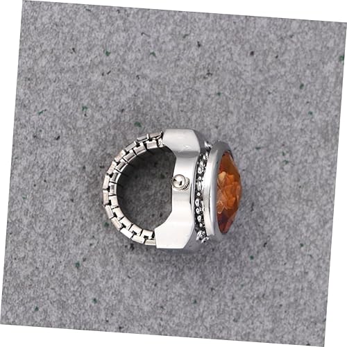 Vista 3 de ERINGOGO 2 unids reloj para hombre reloj mujer reloj hombre anillo reloj