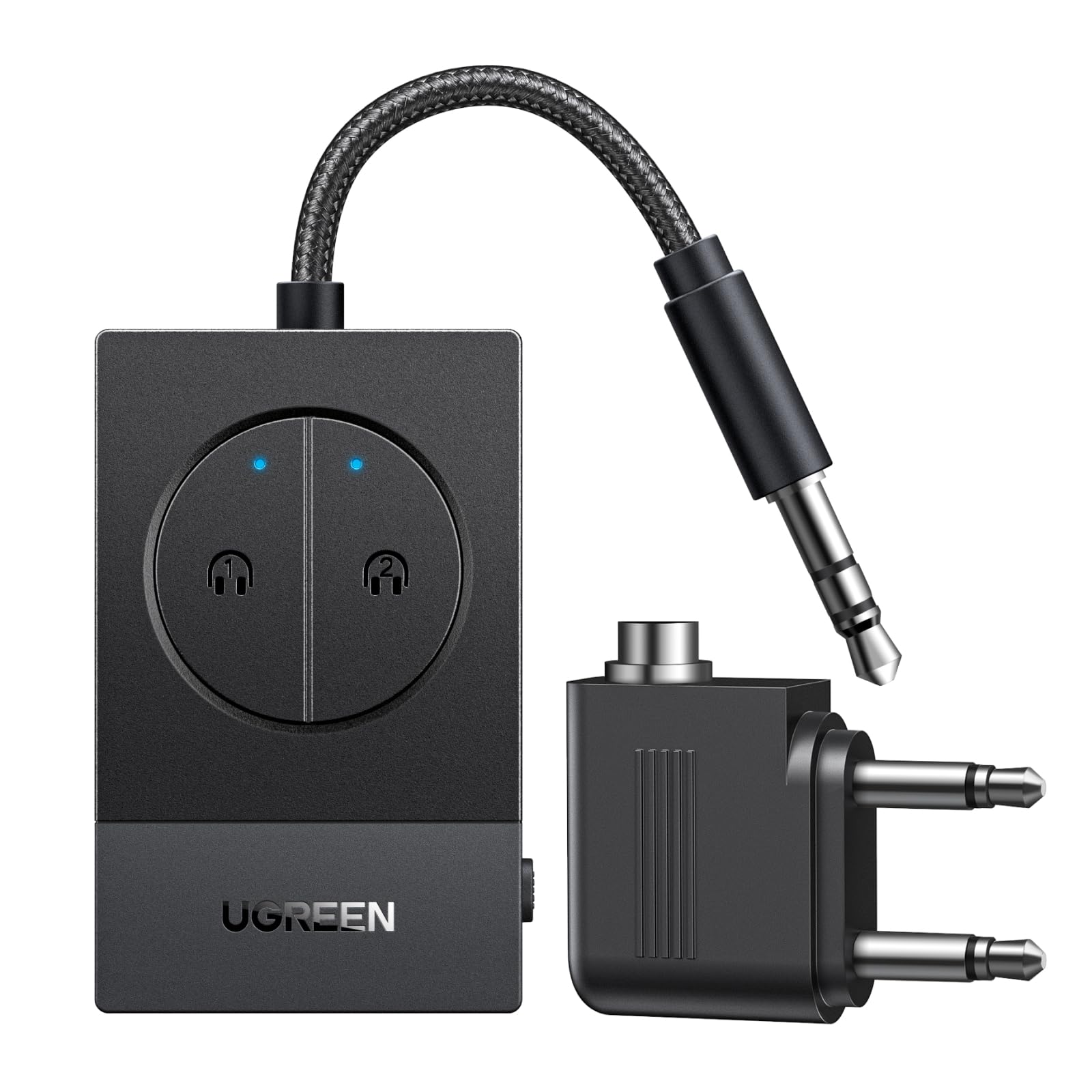 UGREEN Bluetooth 5.4 Transmitter TV Aux 3.5 mm Adapter Audio for Headphones Speakers