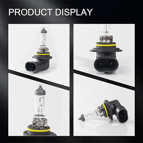 Miniatura 3 de UGSHY 2 bombillas halógenas de luz antiniebla 9006 para automóvil, 12 V, 55 W, resistente a altas temperaturas, alta transmitancia, luz de cuarzo de