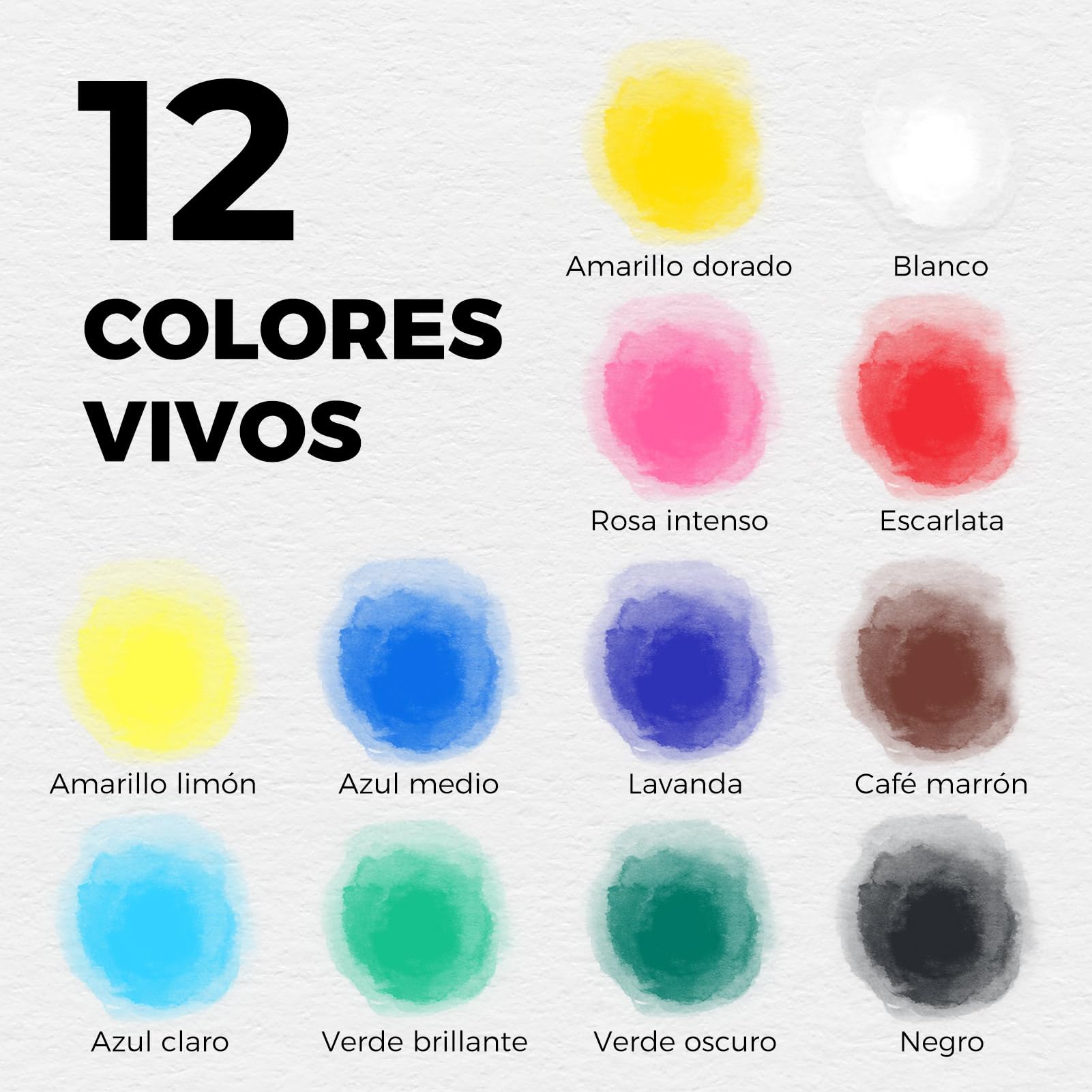 Funto Set de viaje de acuarela, 12 colores, 10 postales premium, pincel, pincel de tinta, bolígrafo fineliner, lápiz, conjunto de pintura para adultos, principiantes y artistas