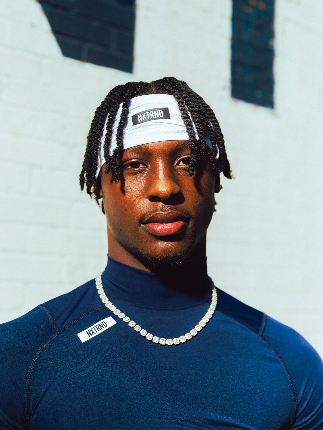 Nxtrnd Men's Turtleneck Compression T-Shirt, Short Sleeve Mock Neck - Image 2