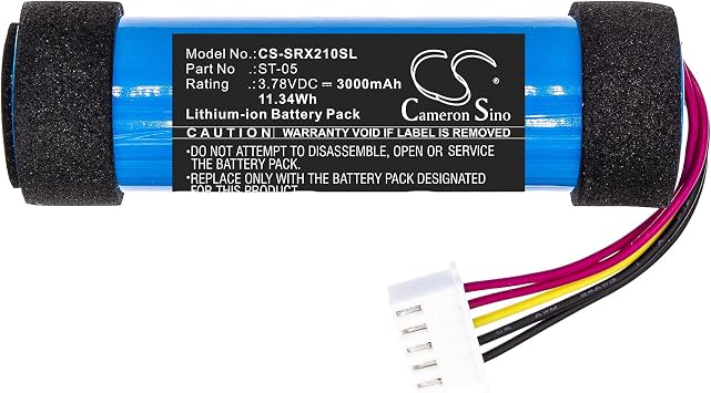 Cameron Sino Battery for Sony SRS-XB21 PN:Sony ST-05, ST-05S 3000mAh / 11.34Wh