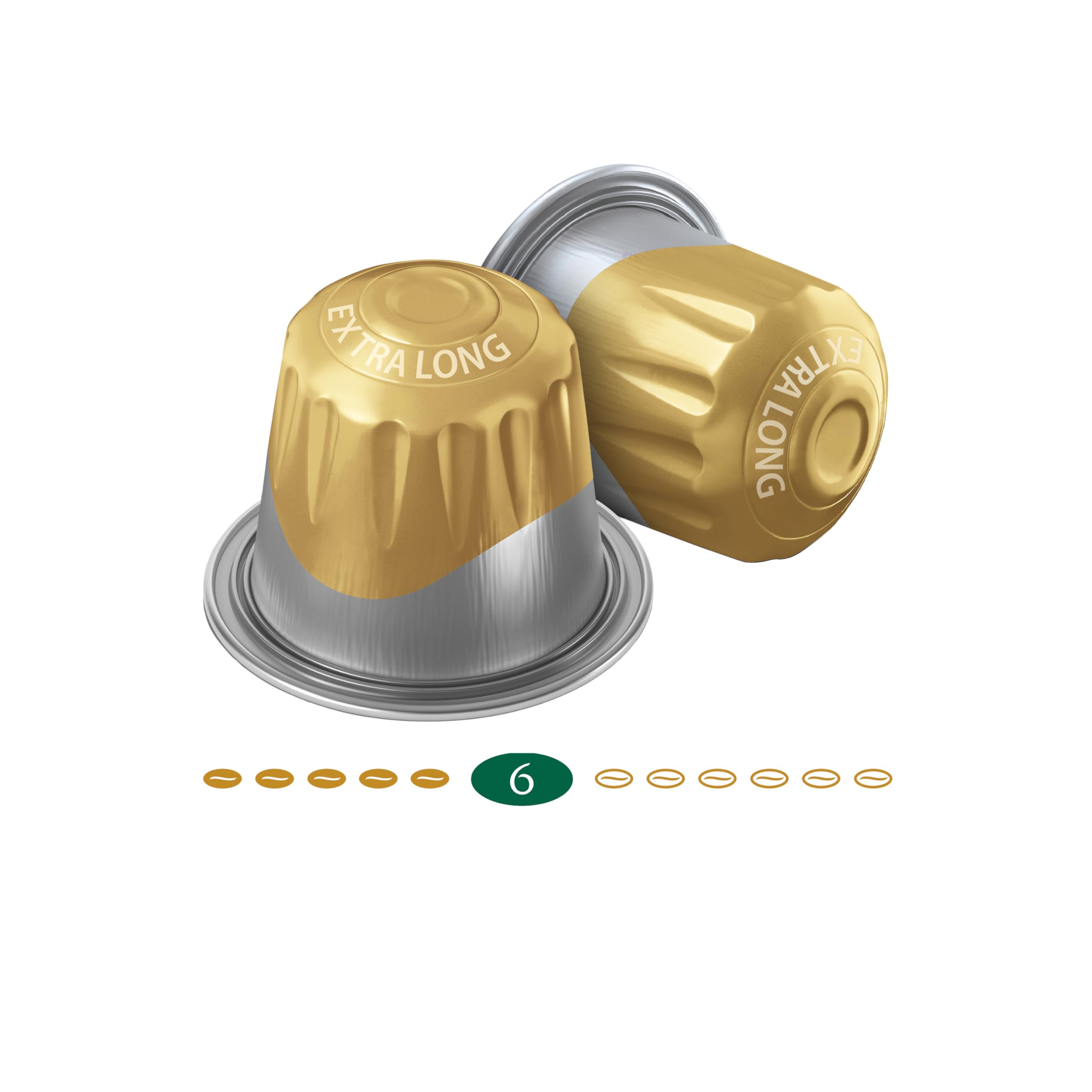 Jacobs Kaffeekapseln Krönung Crema XL, 200 Nespresso®* kompatible Kapseln, 10 x 20 Getränke