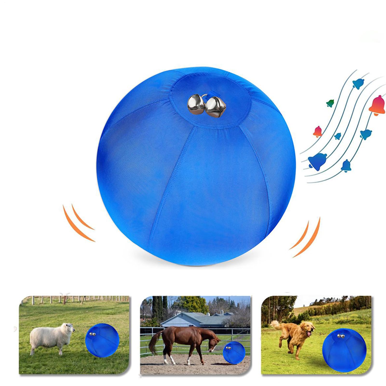 Jouet pour Chien de Berger Compagnon Gonflable et rebondissant