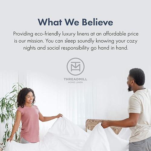 Miniatura 8 de Threadmill Sábanas de tamaño queen, 100 % algodón, 600 hilos, 4 piezas, diseño de damasco, luna, roca, gris, calidad de hotel, algodón peinado de