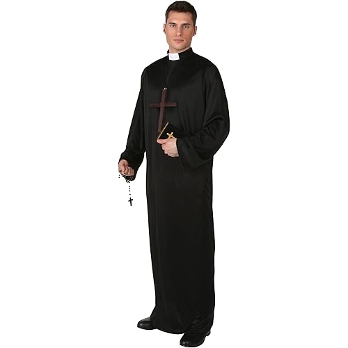 Plus Size Pious Priest Costume