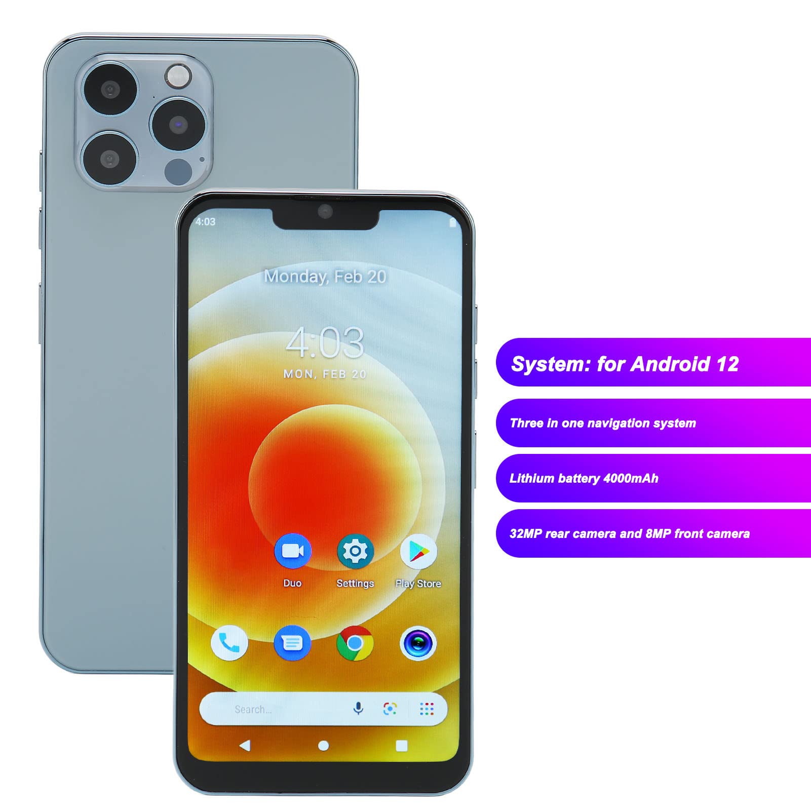 Amazon | 6.1インチ 13pro Max ロック解除スマートフォン、HD 携帯電話