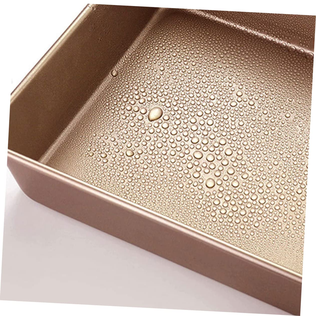 IMIKEYA Stampo per Cottura Quadrato in Acciaio Inox Teglia Antiaderente per Dolci Tortiera Resistente e Robusta per Pane e Muffin