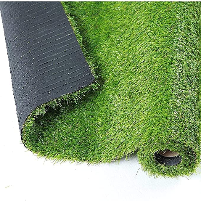 OneDcor Artificial Grass Carpet 2 x 2 Meter - Thick Fake Grass Turf for Outdoor Garden, Balcony & Lawn | Synthetic Turf Mat with Drainage & Rubber Backing | Perfect for Home, Backyard, Landscape