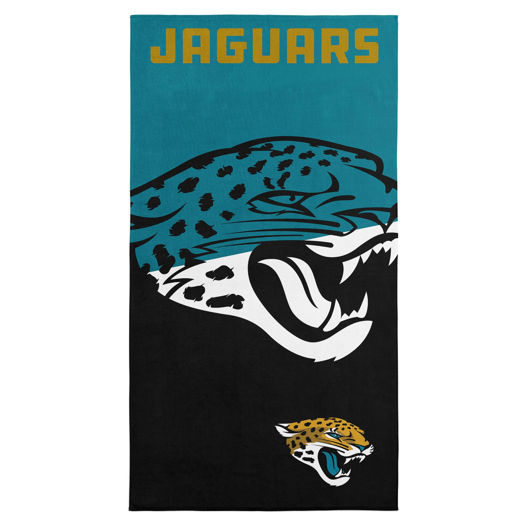 Northwest NFL Jacksonville Jaguars Microfiber Beach Towel, 30 x 60 Inches – Quick Dry, Sand Resistant, Lightweight, Highly Absorbent, Incisor Design