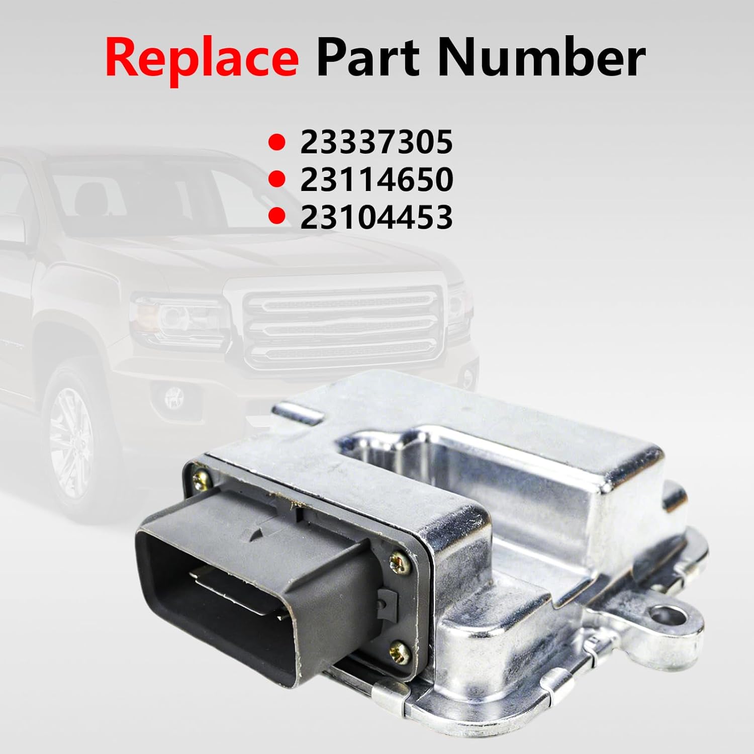 Trailer Brake Control Module (TBCM) Compatible with Cadillac Escalade (15-20), for Chevrolet Silverado Suburban Tahoe (14-20), for GMC Canyon Sierra Yukon (14-21) Replaces 23337305 23114650 23104453