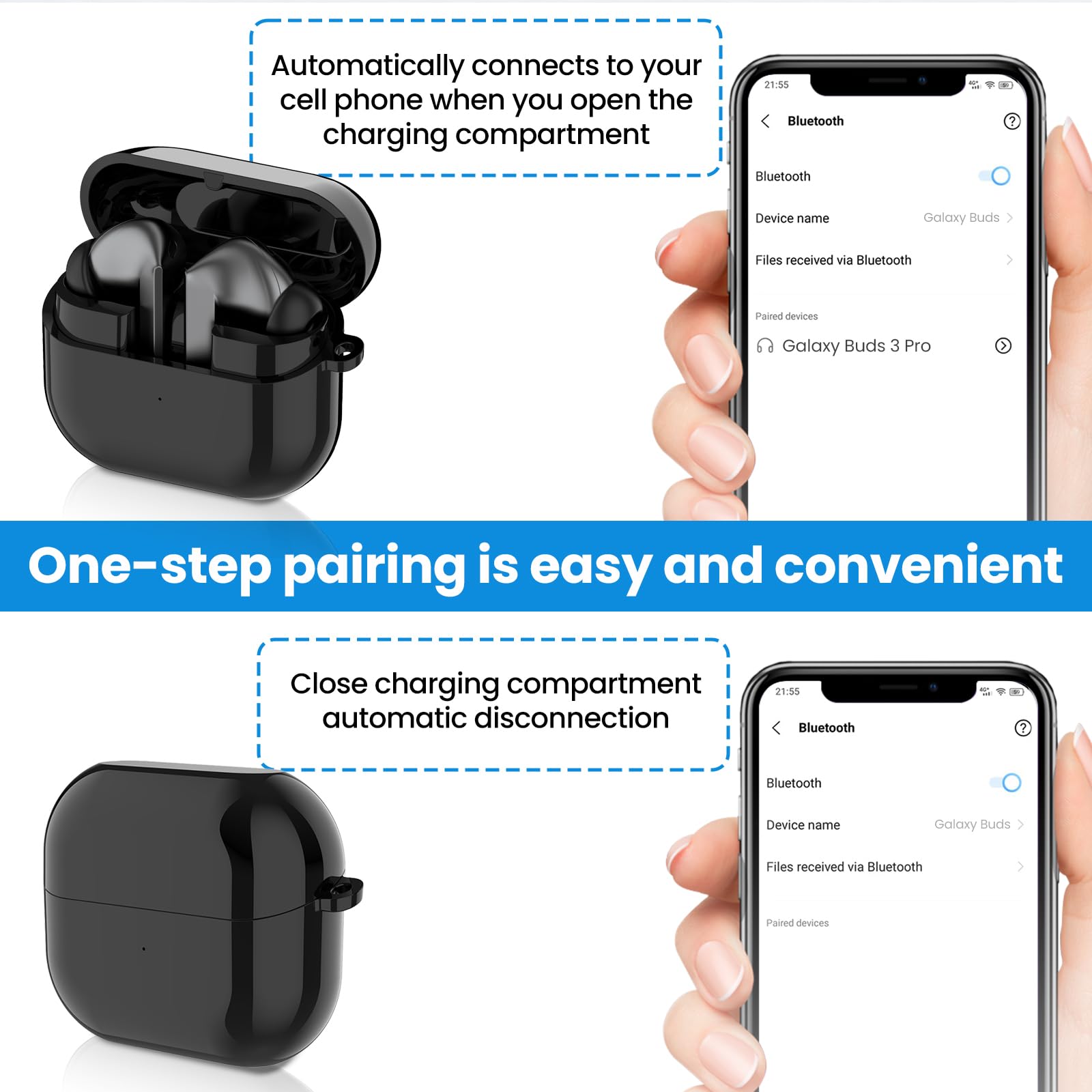 Amazon.co.jp: Samsung Galaxy Buds3 pro 充電ケース R630用