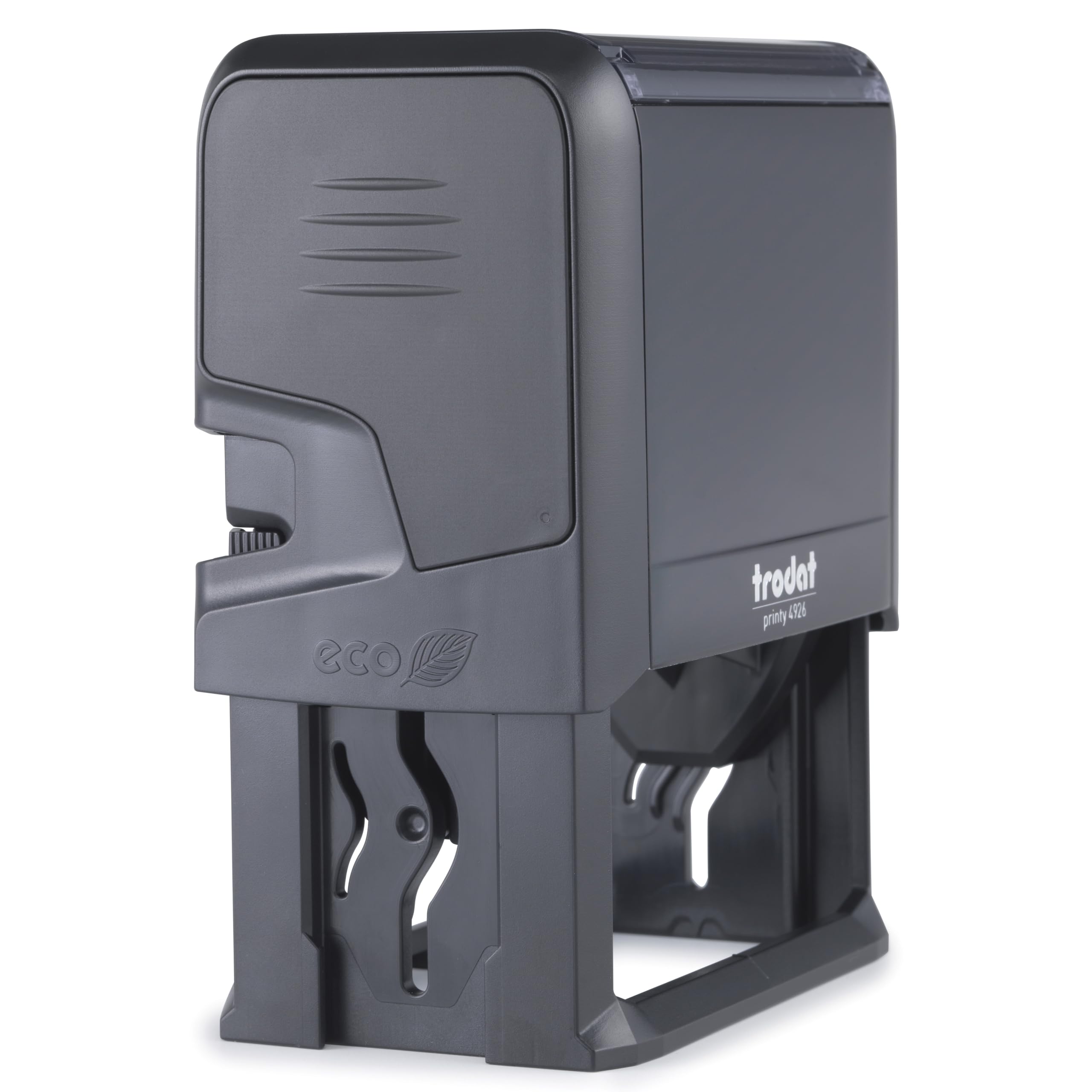 Mister Timbri Timbro Autoinchiostrante Trodat 4926 75x38 mm Rettangolare Personalizzabile - 9 Righe di Testo, Ecologico e Ideale per Dati Aziendali o Firma