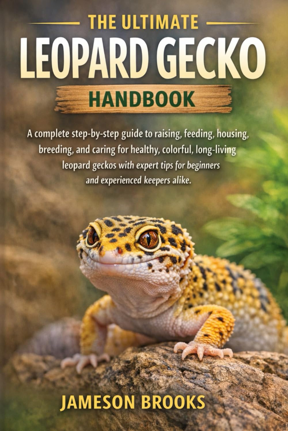 THE ULTIMATE LEOPARD GECKO HANDBOOK: A complete step-by-step guide to raising, feeding, housing, breeding, and caring for healthy, colorful, ... for beginners and experienced keepers alike.
