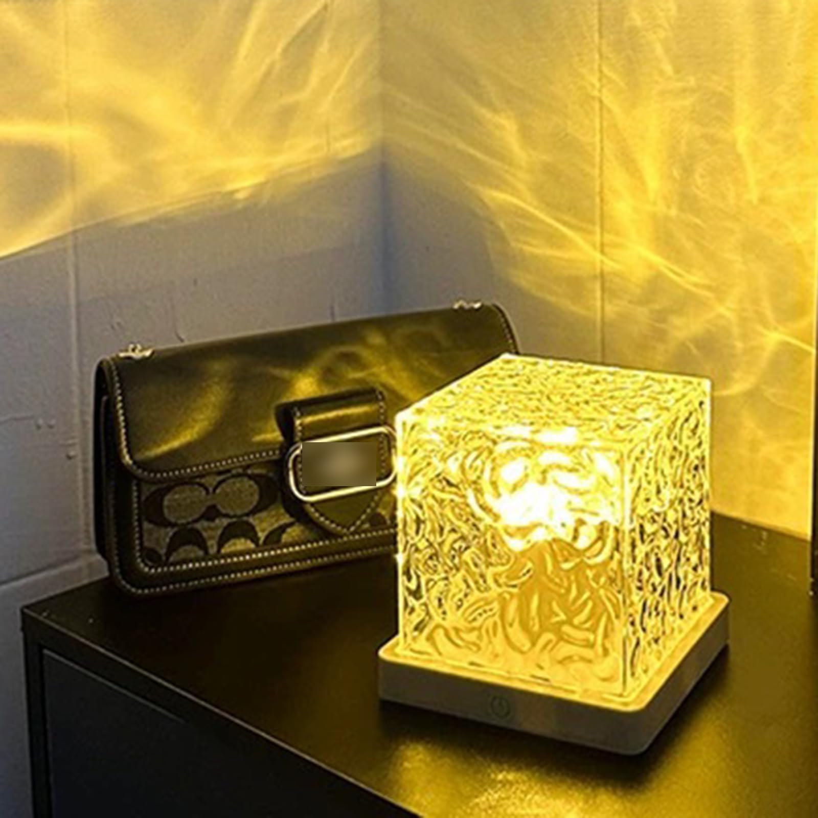 Amazon.co.jp : クリスタルテーブルランプ、オーロラオーロラランプ