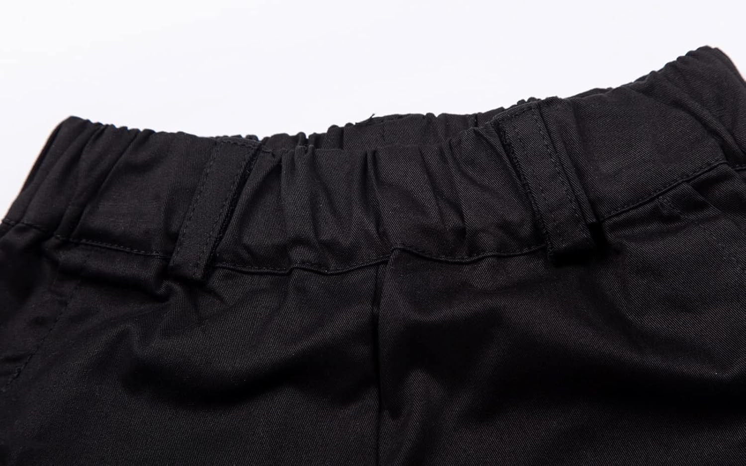 Mud Kingdom Fashion Boy Chino Shorts Elastic Waist Flat Front Summer School Uniform - Image 5