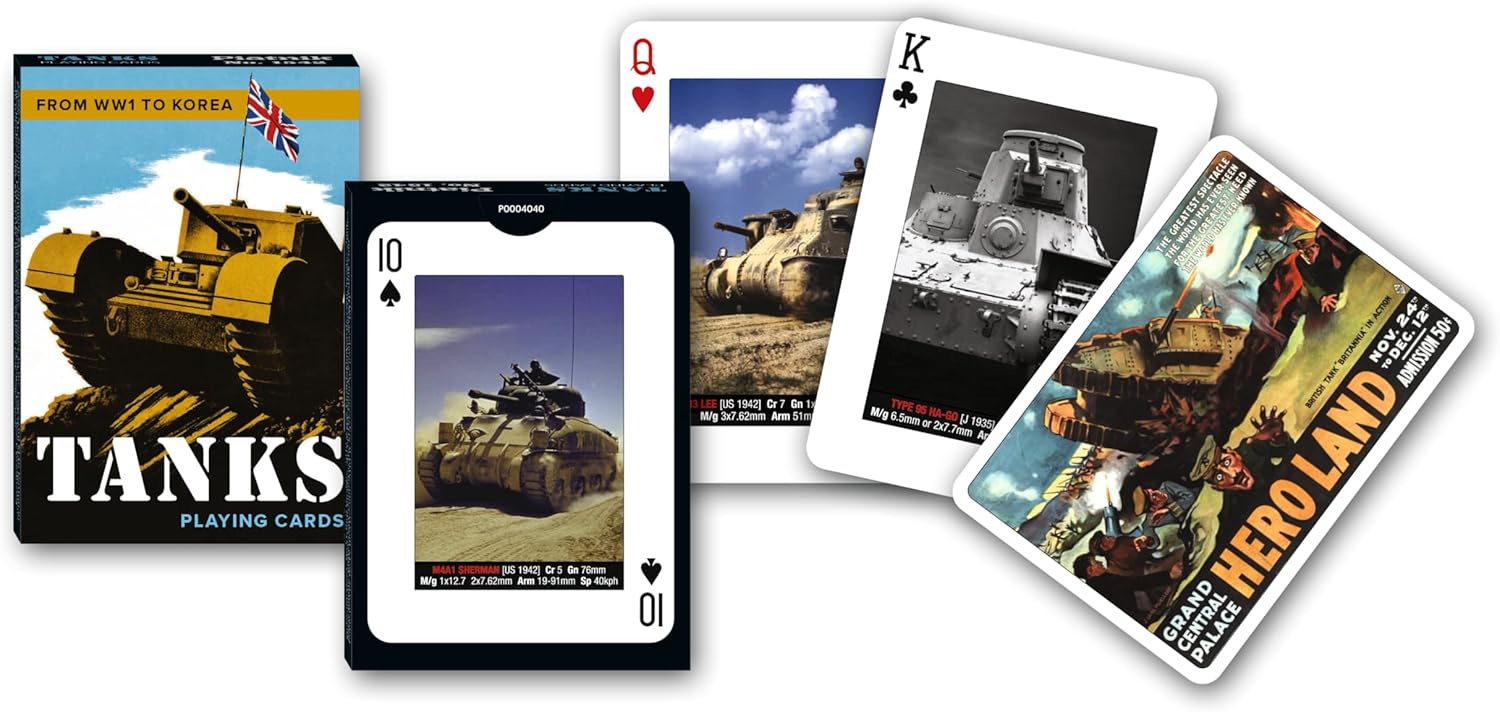 Piatnik 00 1542 Tanks Playing Cards