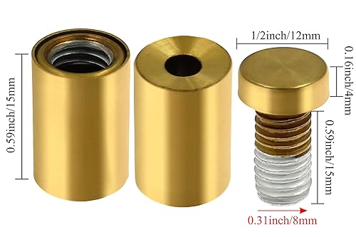 Vista 169 de Luomorgo Tornillos de acero inoxidable Negro