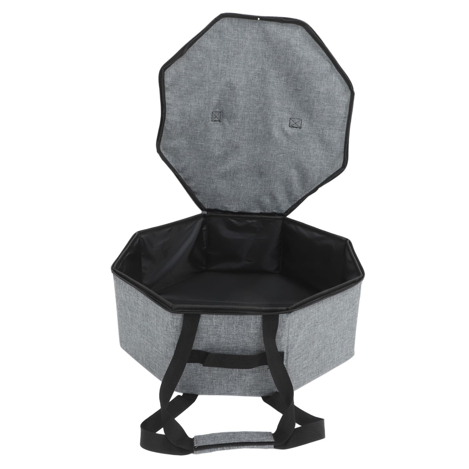 KOMBIUDA Hat Box for Hat Storage Bag with Lid Portable Foldable Travel Organizer Men's Case Western Cap