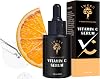 Vitamin C Serum, 20% L-Ascorbic Acid, with Hyaluronic Acid, Ferulic Acid, Vitamin E, 30ml