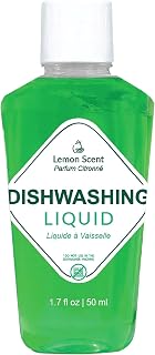 World Amenities Dishwashing Soap 1.7oz - Pack of 90 - Travel Size Liquid for Vacation Rental Dishwashers