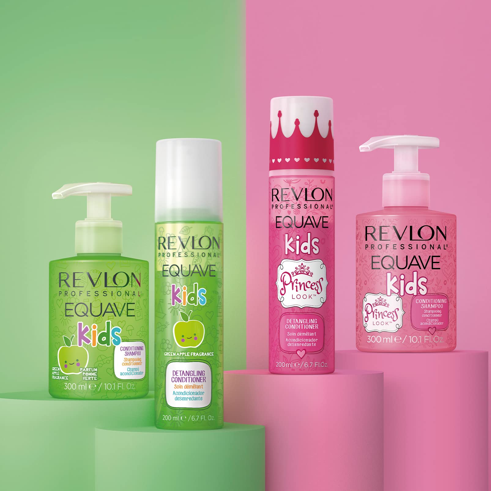 REVLON PROFESSIONAL EQUAVE KIDS PRINCESS LOOK Balsamo Districante, Balsamo Districante per Bambine Senza Risciacquo, 200 ml