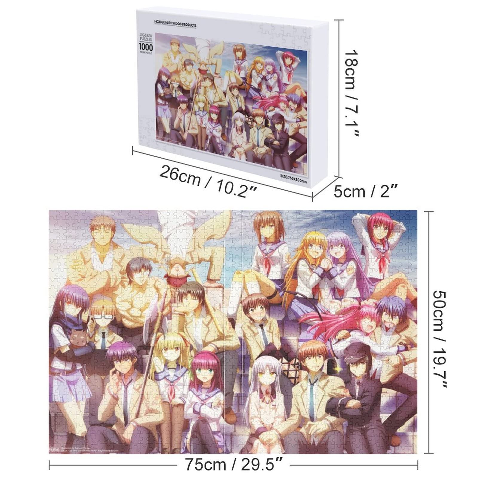 Amazon.co.jp: パズル Angel Beats! キャラ アニメパズル パズル1000