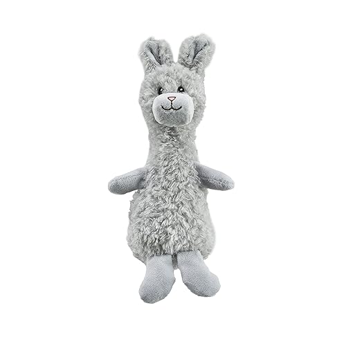 Outward Hound by Charming Pet Scruffles Bunny Plush Squeaky Dog Toy, Small - Small - Bunny