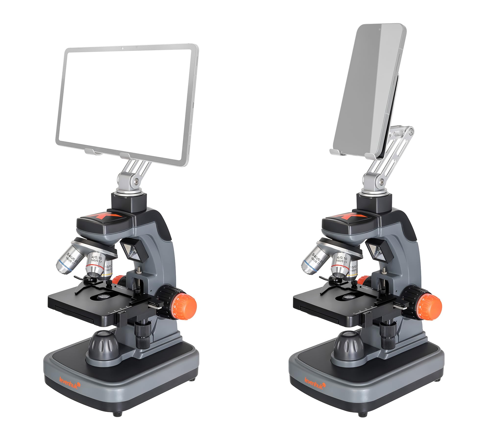 Levenhuk Kelvin Touch KM3 Fotomicroscopio 50x-1900x Aumento Microscopio Digital Wi-Fi para Smartphone y Tablet con App Móvil, Iluminación LED Dual, Foto y Vídeo Full HD, Educativo Biológico | Digital Wi-Fi para Smartphone y Tablet con App Móvil, Iluminaci