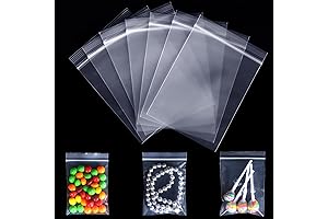 Clear Plastic Thick Poly Bags Reclosable Zip Lock Bags