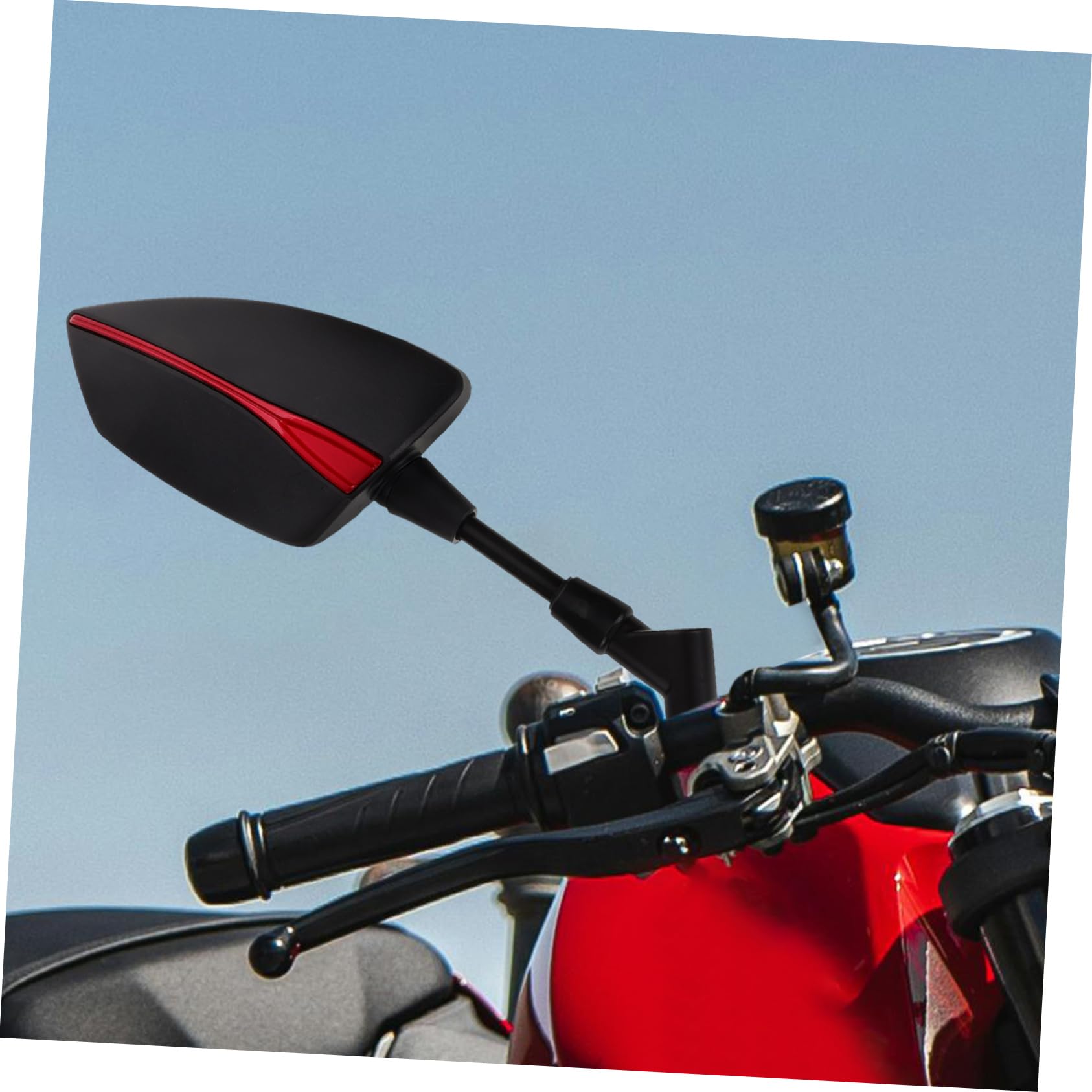 Specchietto Retrovisore Moto Coppia in Lega di Alluminio per Manubrio | Vetro ad Alta Definizione, per Bici Elettrica e Motocicletta, Montaggio Semplice, Visibilità Chiara