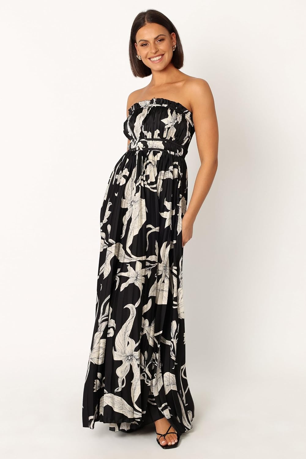 Petal & Pup Womens Angelique Strapless Maxi Dress - Image 4