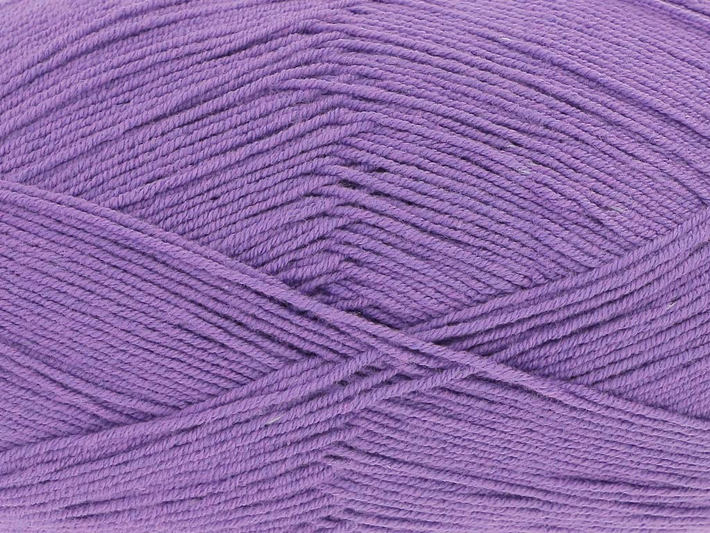 King Cole Cotton Socks 4PLY 100g Yarn : 4767 Mauve