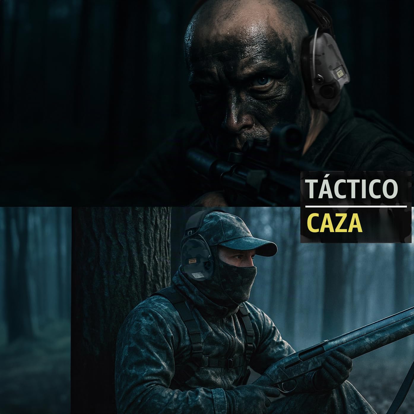 Sordin Supreme Pro-X LED Limited Night Camo Edition - Protección auditiva de cápsula para caza y tiro deportivo - protección auditiva de cápsula activa