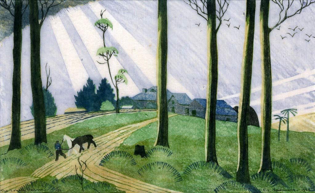 The Lonely Farm Circa 1933 Archival Quality Art Print Suitable for Framing