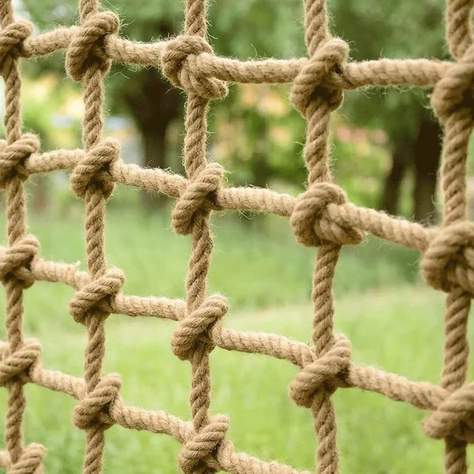 Lwjsocp Indoor Climbing Net For Kids 8Mm Thick Anti Fall Rope Net With 12Cm Mesh Spacing Durable Garden & Playground Safety Net (Size: 2X8m)