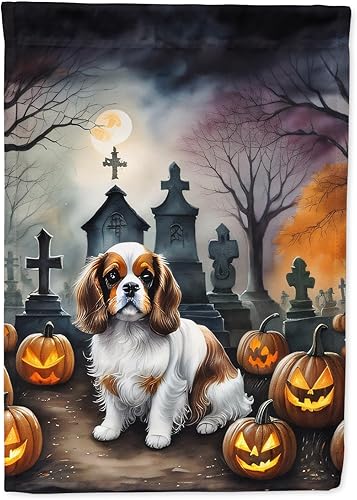 Miniatura 10 de Caroline's Treasures DAC2011GF - Bandera decorativa para jardín de Halloween con diseño de beagle para jardín, jardín, jardín, jardín, multicolor