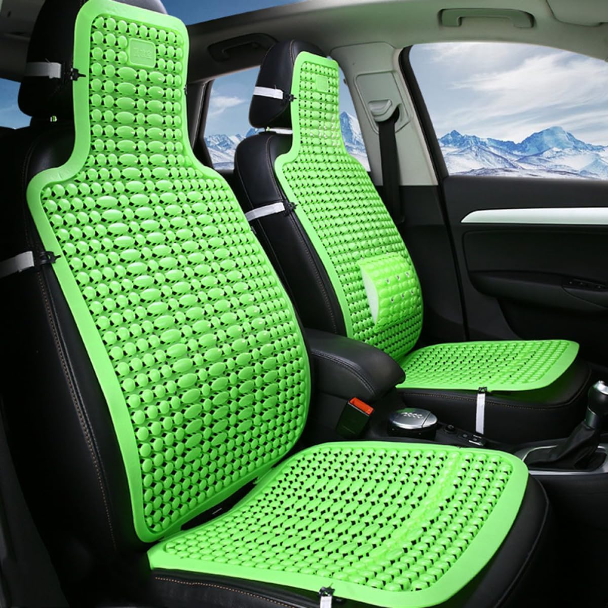 Summer Cooling Cushion Car Seat Cover Breathable Seat Pad for Car Back Brace Massage Support Cushion