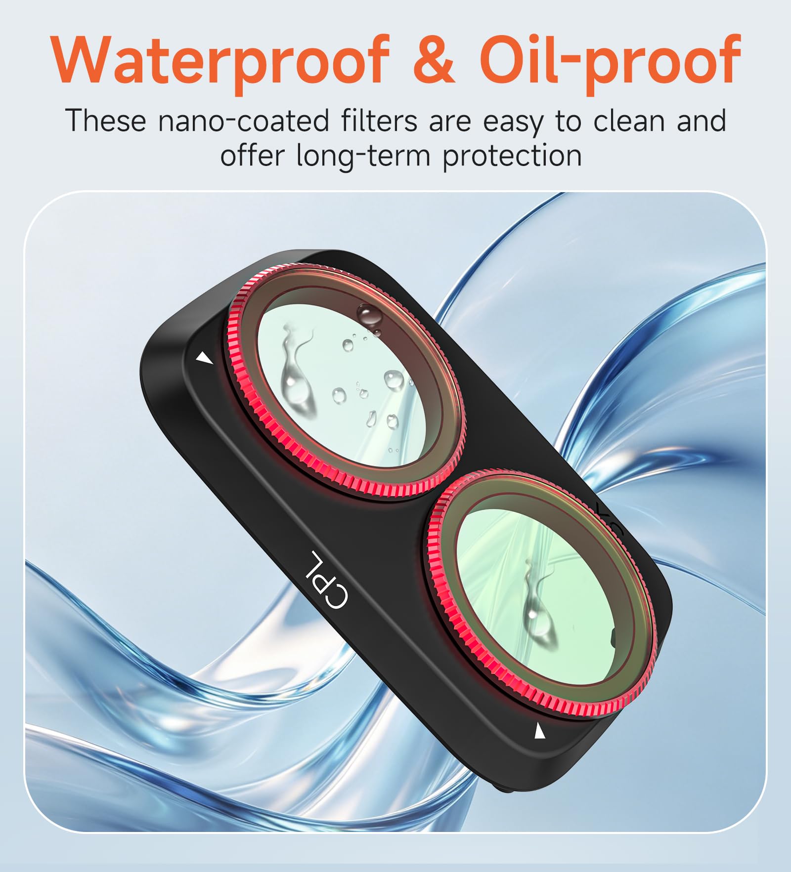 Filtre pour DJI Osmo Pocket 4P, kit de filtres UV/CPL/ND/Black Mist, filtres d'objectif Protection d'objectif Accessoires pour DJI Osmo Pocket 4P (4PCS(ND8/PL+ND16/PL+ND32/PL+ND64/PL))