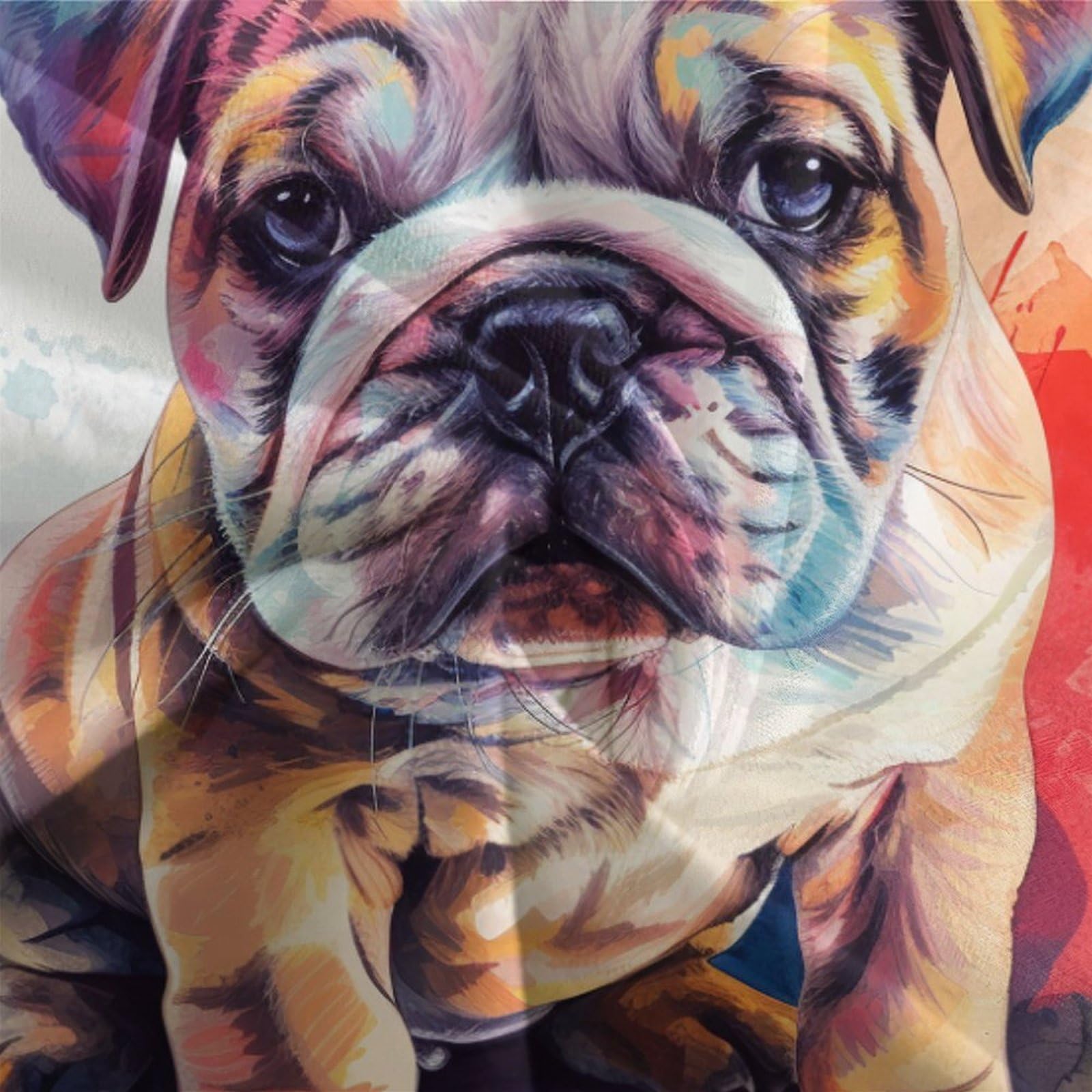 Stampato in 3D Bulldog francese Copertina Stampata Microfibra Disegnata Biancheria Da Letto Stile Morbido Con 2 Federe,Double（200x200cm）, Per Adolescenti E Adulti