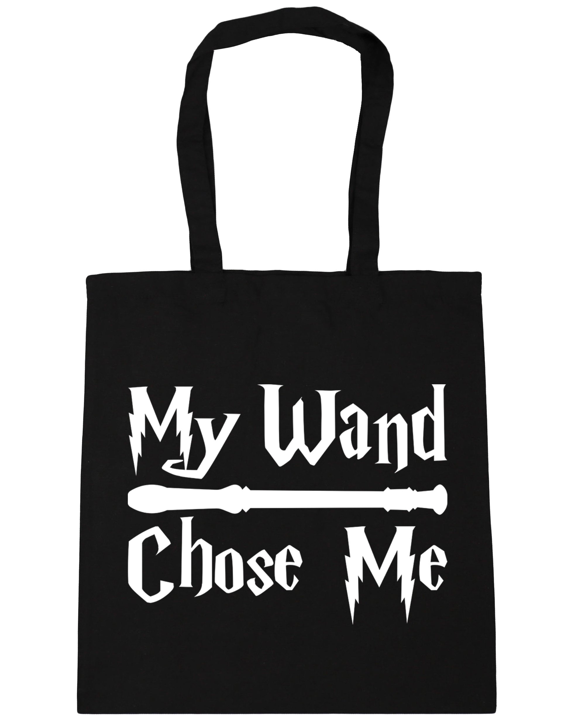 Hippowarehouse My Wand Chose Me (Recorder) Tote Shopping Gym Beach Bag 42cm x38cm, 10 litres