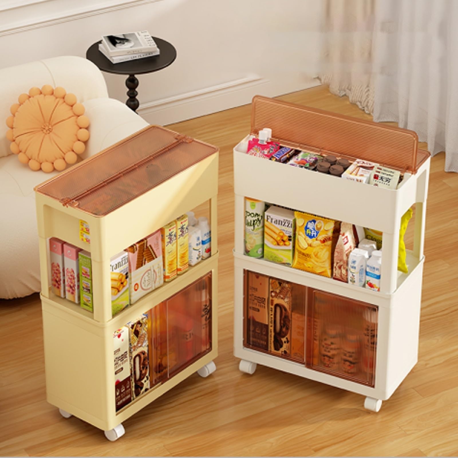Cocina Passeggino for snack, portaoggetti, barra mobile portatile da pavimento a , multilivello nel soggiorno della casa Estante de almacenamiento