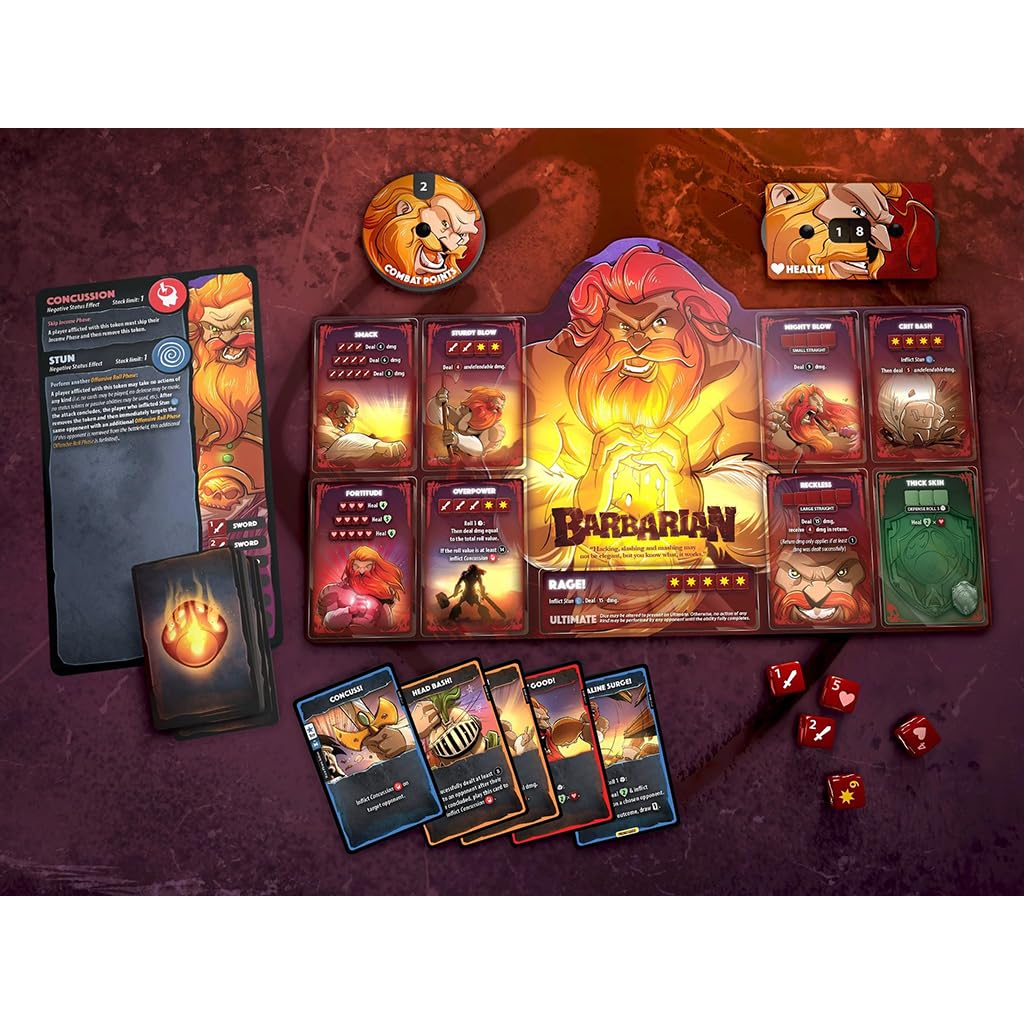 Dice Throne | Dice Throne: Season One - Battle Chest | Juego De Mesa, Combate con Dados Autónomo, 8 Héroes Únicos, Juego por Equipos Y Todos contra Todos | 2-6 Jugadores | 20-40 Minutos