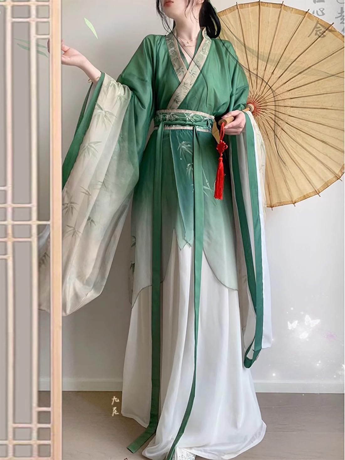 Ez-sofei Chinesisches traditionelles altes Bühnenauftrittskostüm für Damen, Hanfu-Kleid